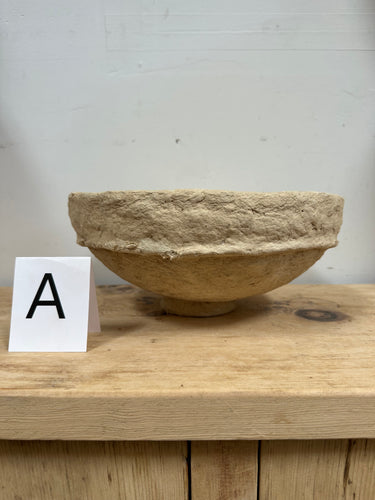 OL: Paper Mache Bowl-L
